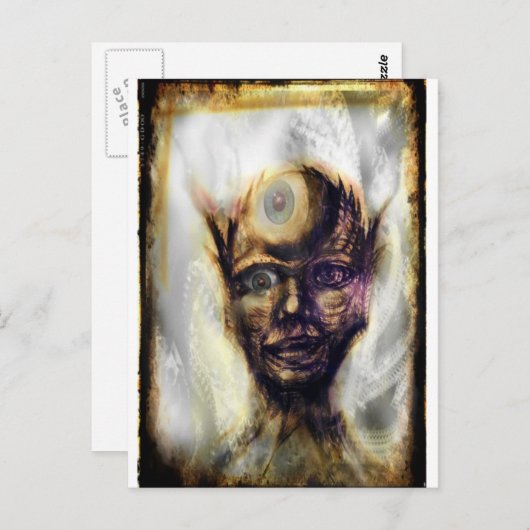 Spiderface Postkarte (Vorne/Hinten)