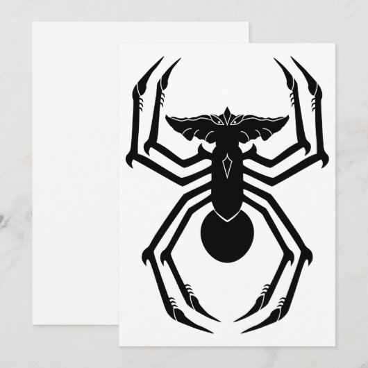 SpiderGremlin Feiertagskarte (Vorne/Hinten)