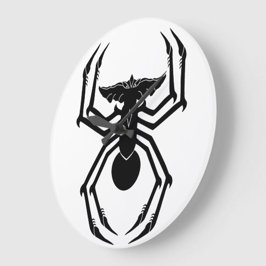 SpiderGremlin Große Wanduhr (Winkel)