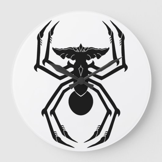 SpiderGremlin Große Wanduhr (Vorderseite)