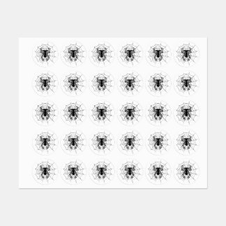 SpiderGremlins Web Custom-Cut Vinyl Stickers Etiketten