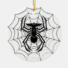 SpiderGremlins Web Keramik Ornament
