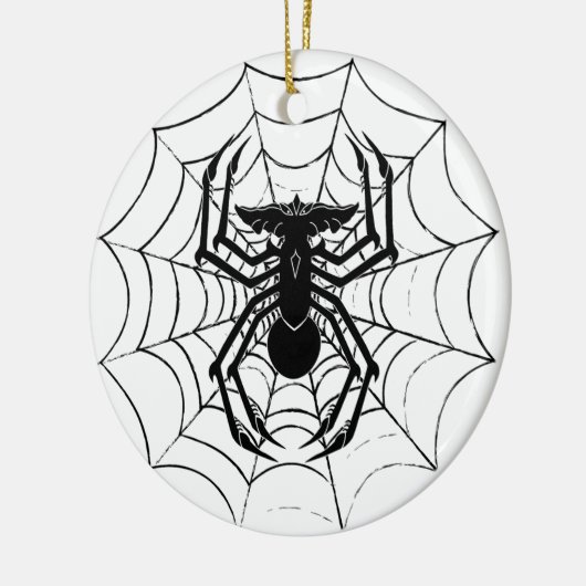 SpiderGremlins Web Keramik Ornament (Links)