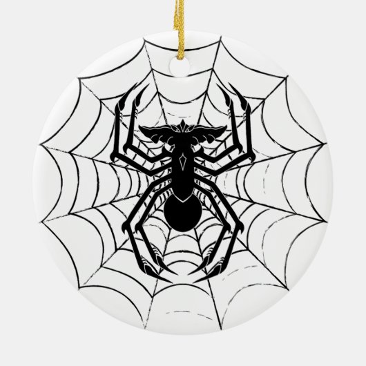 SpiderGremlins Web Keramik Ornament (Hinten)