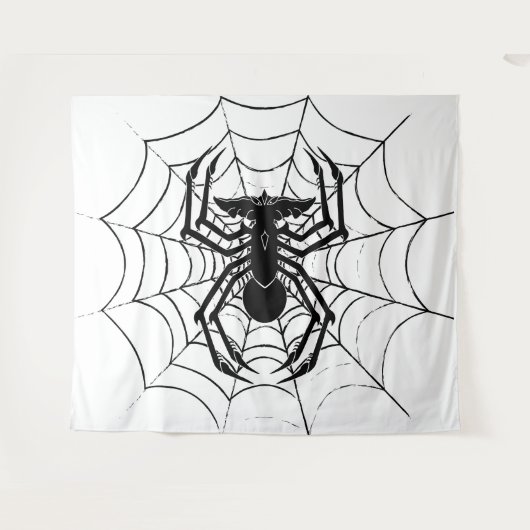 SpiderGremlins Web Wandteppich (Vorderseite (Horizontal))