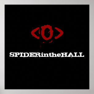 SPIDERintheHALL Augenplakat Poster