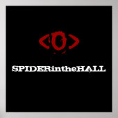 SPIDERintheHALL-Blickposter Poster (Vorne)