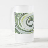SpiderLily Drehung Mattiert Glass Beer Tasse (Vorderseite Links)