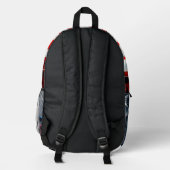 Spiderman Bedruckter Rucksack (Rückseite)