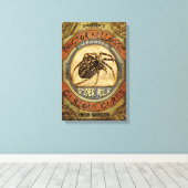 Spidermilch Leinwanddruck (Insitu (Holzboden))