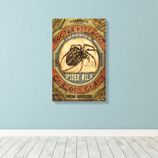 Spidermilch Leinwanddruck (Insitu (Holzboden))