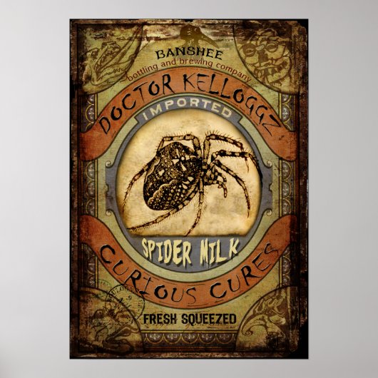 Spidermilch Poster (Vorne)