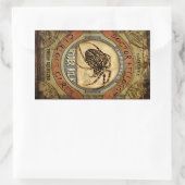 Spidermilch Rechteckiger Aufkleber (Tasche)