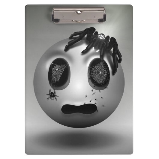 Spidermoji-Blockhalter Klemmbrett (Vorderseite)