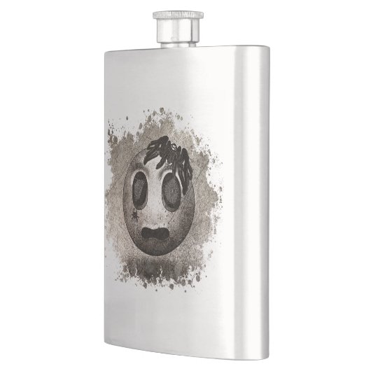 Spidermoji Vintage Flachmann (Links)