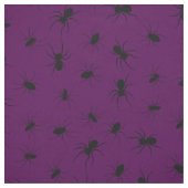 Spiders Gothic Halloween Black Deep Lila Stoff (Muster)