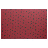 Spiders Gothic Halloween Black Deep Red Stoff (Fat Quarter (45,7 x 55,9 cm))