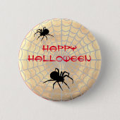 Spiders Halloween Button (Vorderseite)