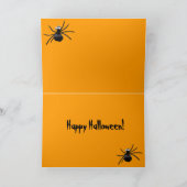 Spiders Halloween Karte (Innenseite)