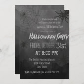 Spiders Halloween-Party Einladung (Vorne/Hinten)