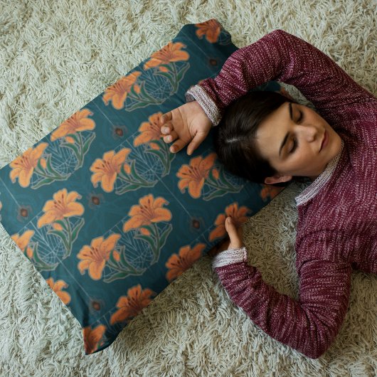 Spiders & Lilies Spooky Halloween Vintages Muster Kissenbezug