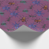 Spiders Muster Geschenkpapier (Ecke)