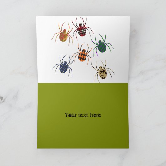 Spiders 'N Muster Karte (Innenseite)
