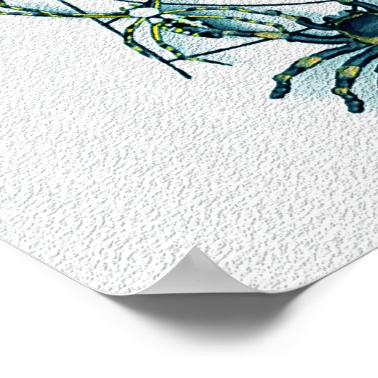 Spiders On My Heart Canvas Print Poster (Ecke)