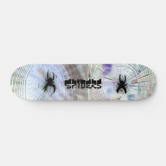 Spiders Spider Bug Web Webs Skateboard (Horizontal)