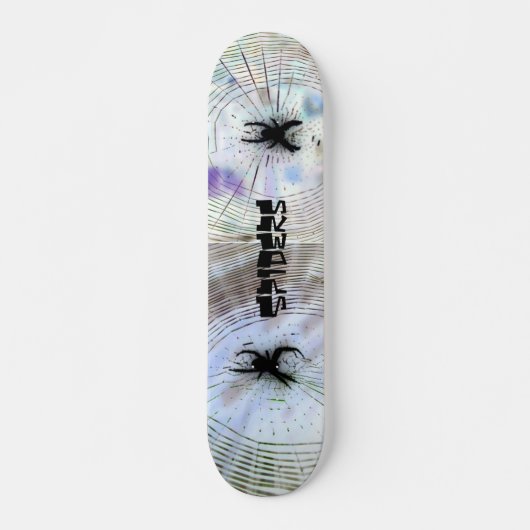 Spiders Spider Bug Web Webs Skateboard (Vorne)