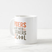 Spiders waren Webdesigner Kaffeetasse (Vorderseite Links)