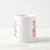 Spiders waren Webdesigner Kaffeetasse (Mittel)