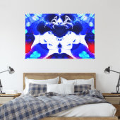 Spiders Web Leinwanddruck (Insitu (Schlafzimmer))