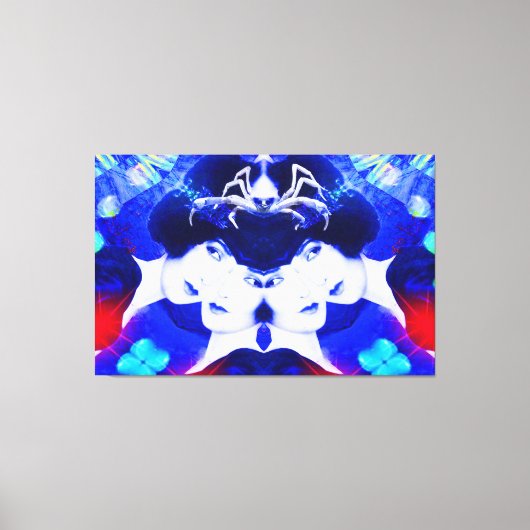 Spiders Web Leinwanddruck (Vorderseite)