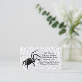 Spiders Web Visitenkarte (Stehend Vorderseite)