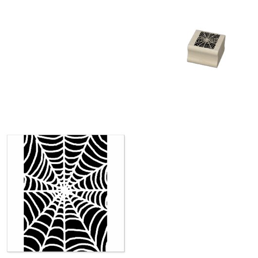Spiderweb 3 Illustrationskunst Briefmarke Gummistempel (Stempel)