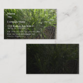 Spiderweb bedeckte mit Tau morgens Visitenkarte (Vorne/Hinten)