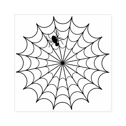 Spiderweb-Briefmarke Gummistempel (Prägung)