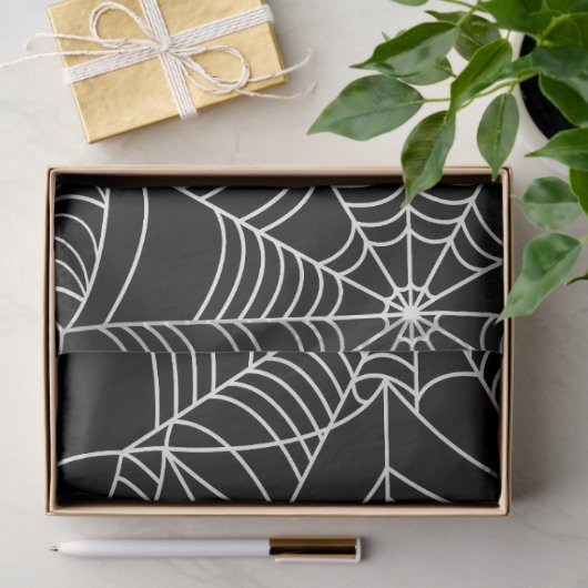 Spiderweb Crescent Moon Halloween Party Seidenpapier (Geschenk)
