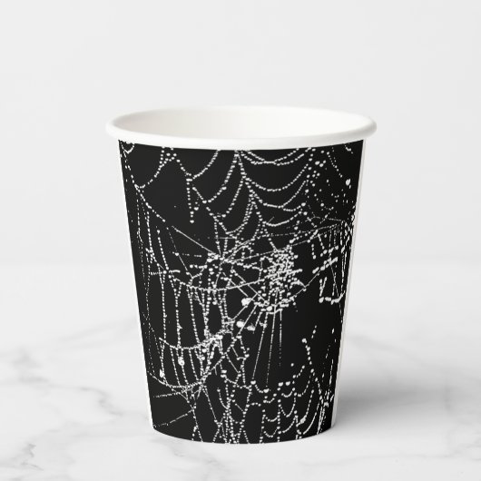 Spiderweb Cup Pappbecher (Rückseite)