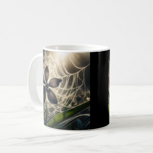 Spiderweb floral kaffeetasse (Vorderseite Links)