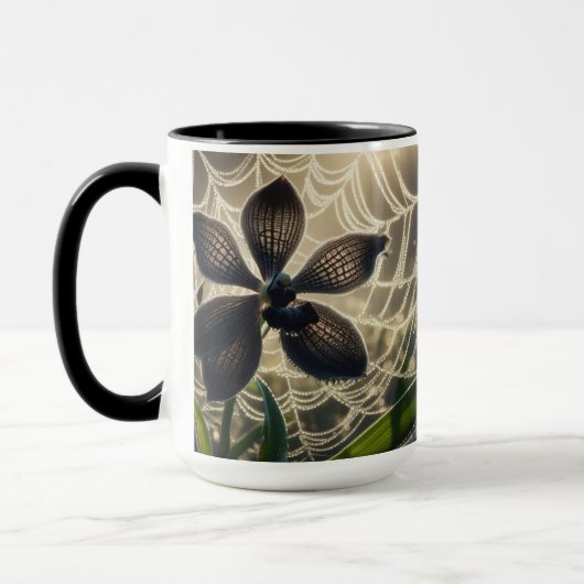 Spiderweb floral tasse (Links)