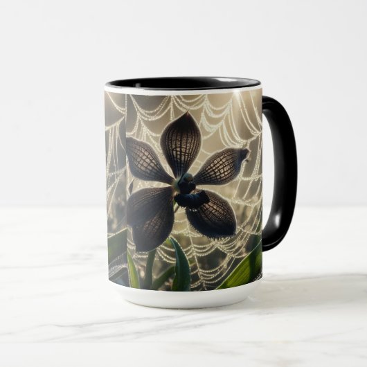 Spiderweb floral tasse (VorderseiteRechts)