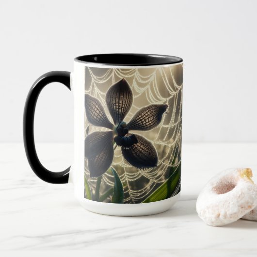 Spiderweb floral tasse (Mit Donut)