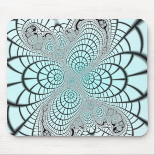Spiderweb Fraktal Mousepad