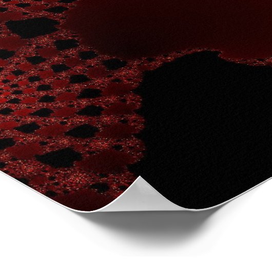 Spiderweb-Fraktal Poster (Ecke)