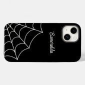Spiderweb Goth Style Personalisiert Case-Mate iPhone Hülle (Rückseite (Horizontal))