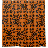 Spiderweb Halloween Duschvorhang (Vorderseite)