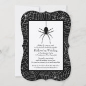 Spiderweb Halloween-Einladung Einladung (Vorderseite)