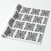 Spiderweb Halloween Geschenkpapier (Ungerollt)